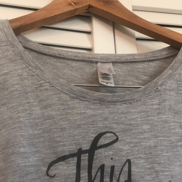 ‘This Is My Party Dress’ Cropped Tee - Picture 3 of 8